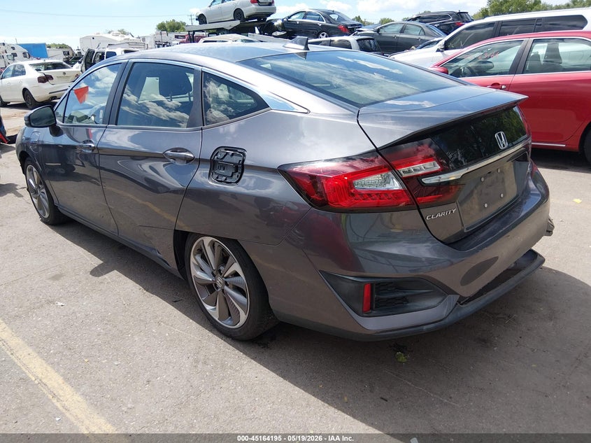 2018 Honda Clarity VIN JHMZC5F34JC004516 IAAI salvage auction — FRONT & REAR, Salvage (Utah), sold $3,600 on 2026-07-09 (photo 3)