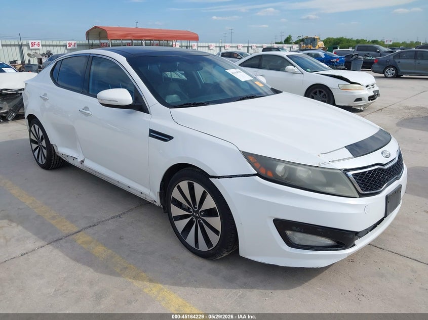 2011 Kia Optima VIN KNAGR4A64B5127691 IAAI salvage auction — REAR END, Original (Texas), sold $750 on 2026-07-13 (photo 1)