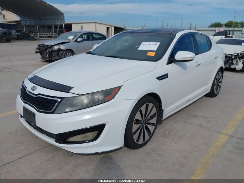 2011 Kia Optima VIN KNAGR4A64B5127691 IAAI salvage auction — REAR END, Original (Texas), sold $750 on 2026-07-13 (photo 2)