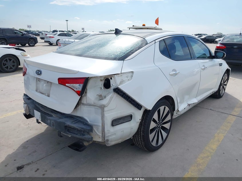 2011 Kia Optima VIN KNAGR4A64B5127691 IAAI salvage auction — REAR END, Original (Texas), sold $750 on 2026-07-13 (photo 4)