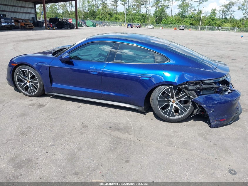 2022 Porsche Taycan VIN WP0AA2Y14NSA15156 IAAI salvage auction — LEFT REAR, Rebuildable (Florida), sold $25,500 on 2026-07-16 (photo 3)