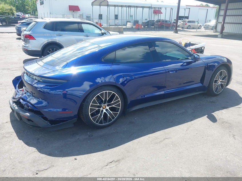 2022 Porsche Taycan VIN WP0AA2Y14NSA15156 IAAI salvage auction — LEFT REAR, Rebuildable (Florida), sold $25,500 on 2026-07-16 (photo 4)
