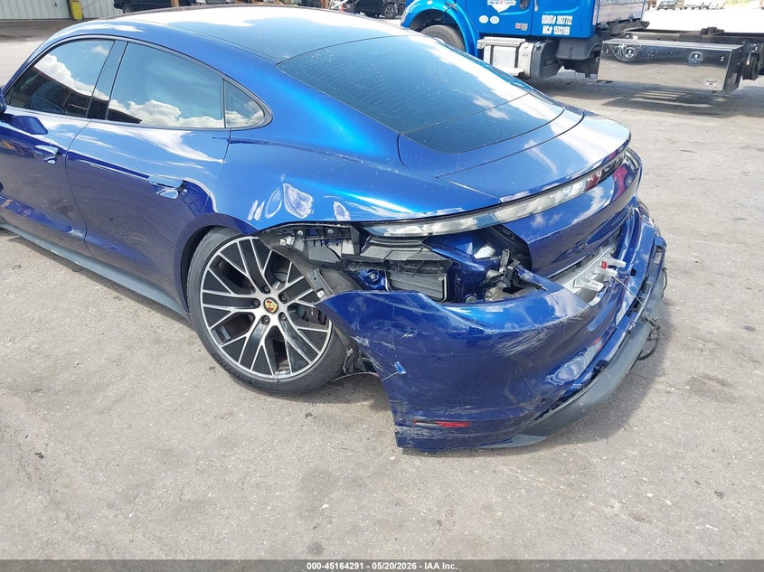 2022 Porsche Taycan VIN WP0AA2Y14NSA15156 IAAI salvage auction — LEFT REAR, Rebuildable (Florida), sold $25,500 on 2026-07-16 (photo 6)