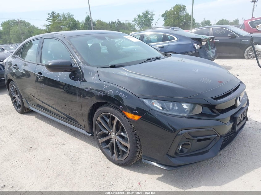 2020 Honda Civic VIN SHHFK7H46LU211406 IAAI salvage auction — HAIL, Salvage (Illinois), sold $525 on 2026-07-21 (photo 1)