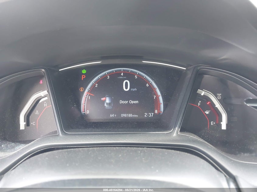 2020 Honda Civic VIN SHHFK7H46LU211406 IAAI salvage auction — HAIL, Salvage (Illinois), sold $525 on 2026-07-21 (photo 7)