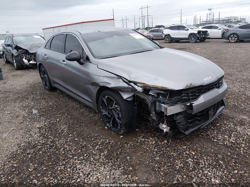 2026 Kia K5 VIN KNAG64J77T5474838 IAAI salvage auction — RIGHT FRONT, Salvage Title, sold $9,275 on 2026-07-15 (photo 1)
