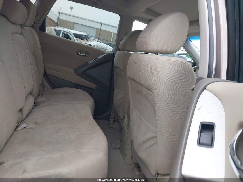 2012 Nissan Murano VIN JN8AZ1MW4CW228751 IAAI salvage auction — UNDERCARRIAGE, Clear (Oklahoma), sold $725 on 2026-07-15 (photo 8)
