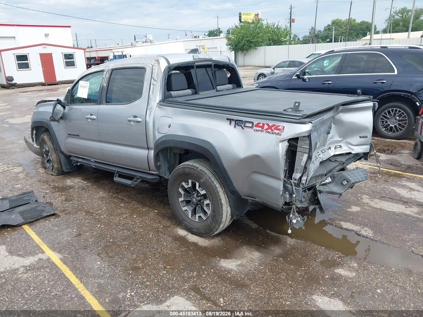 2021 Toyota Tacoma VIN 5TFCZ5AN3MX274297 IAAI salvage auction — FRONT & REAR, Salvage (Texas), sold $9,350 on 2026-07-08 (photo 3)