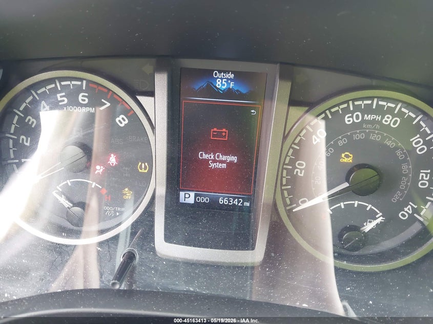 2021 Toyota Tacoma VIN 5TFCZ5AN3MX274297 IAAI salvage auction — FRONT & REAR, Salvage (Texas), sold $9,350 on 2026-07-08 (photo 7)