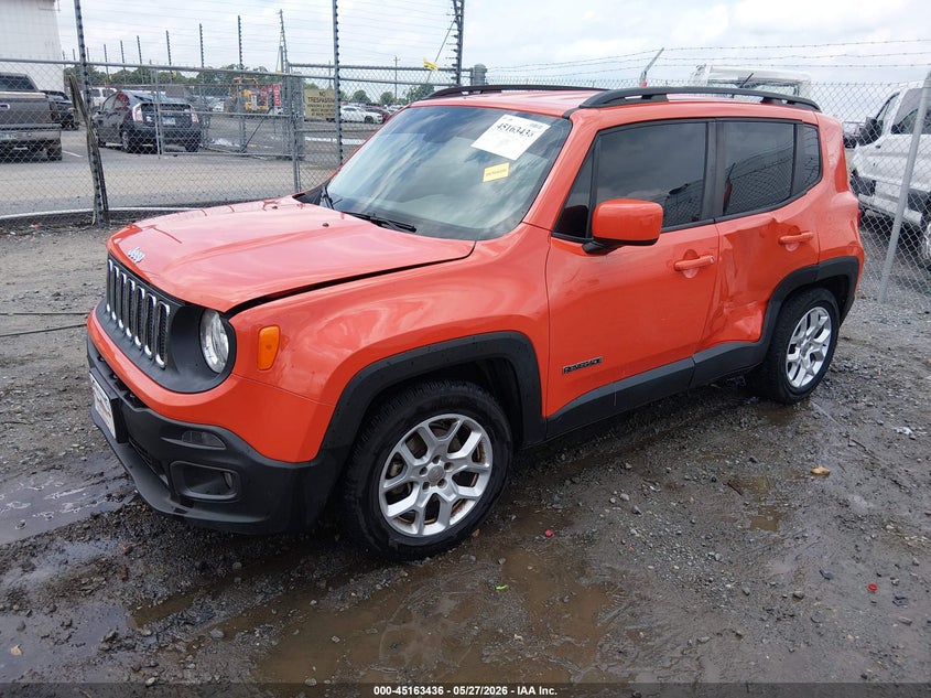 2015 Jeep Renegade VIN ZACCJABT5FPB94213 IAAI salvage auction — SIDE, Salvage Title, sold $1,500 on 2026-07-15 (photo 2)