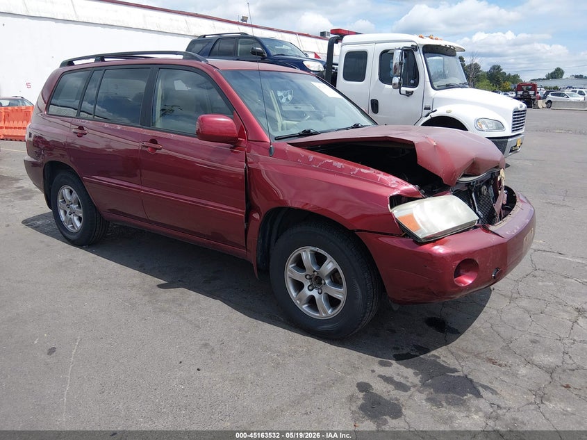 2004 Toyota Highlander VIN JTEGD21A440100366 IAAI salvage auction — FRONT END, Salvage (Oregon), sold $675 on 2026-07-09 (photo 1)