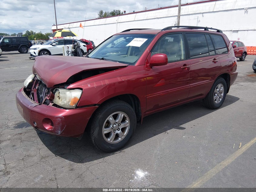 2004 Toyota Highlander VIN JTEGD21A440100366 IAAI salvage auction — FRONT END, Salvage (Oregon), sold $675 on 2026-07-09 (photo 2)