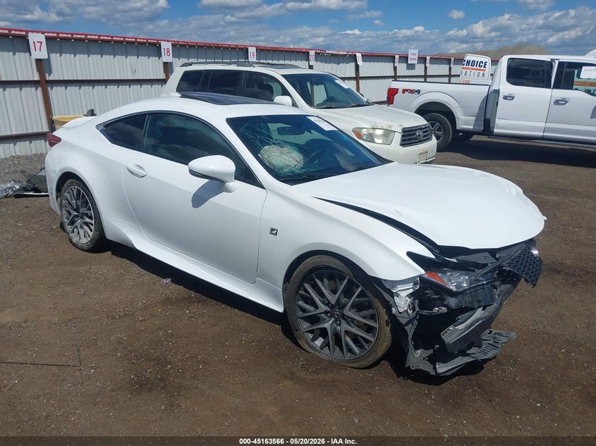 2015 Lexus Rc VIN JTHHE5BC0F5009073 IAAI salvage auction — FRONT END, Bill Of Sale (Washington), sold $2,100 on 2026-07-28 (photo 1)