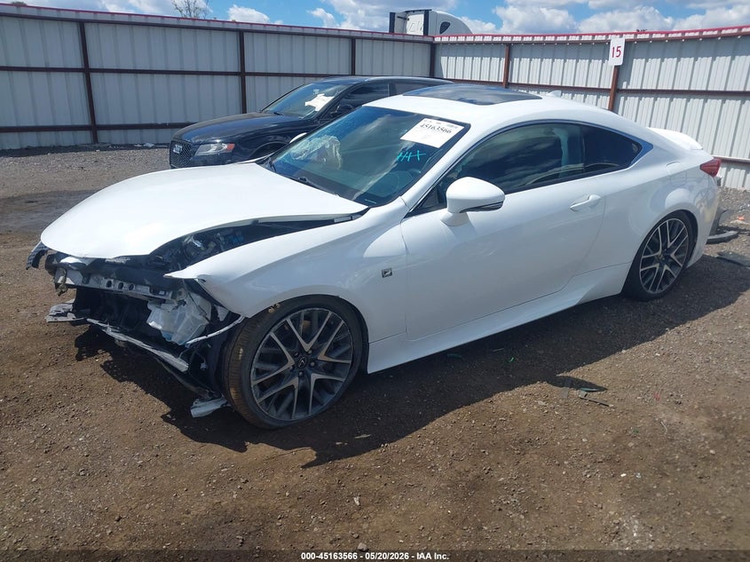 2015 Lexus Rc VIN JTHHE5BC0F5009073 IAAI salvage auction — FRONT END, Bill Of Sale (Washington), sold $2,100 on 2026-07-28 (photo 2)