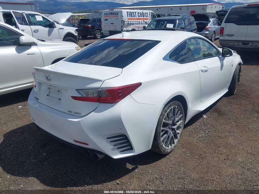 2015 Lexus Rc VIN JTHHE5BC0F5009073 IAAI salvage auction — FRONT END, Bill Of Sale (Washington), sold $2,100 on 2026-07-28 (photo 4)