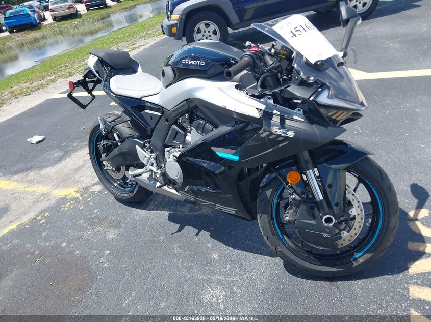 2026 Cf moto 675ss VIN LCEPEVLP8T6001372 IAAI salvage auction — SIDE, Certificate Of Destruction (Florida), sold $1,250 on 2026-07-08 (photo 1)