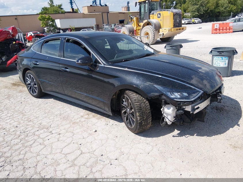 2020 Hyundai Sonata VIN 5NPEJ4J20LH028639 IAAI salvage auction — LEFT FRONT, Salvage (Kentucky), sold $3,900 on 2026-07-15 (photo 1)