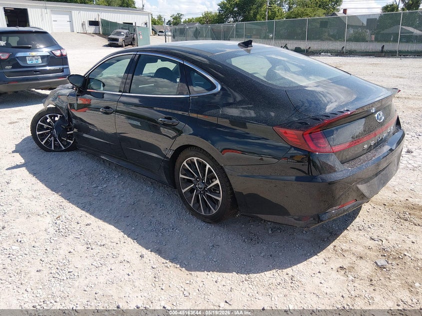 2020 Hyundai Sonata VIN 5NPEJ4J20LH028639 IAAI salvage auction — LEFT FRONT, Salvage (Kentucky), sold $3,900 on 2026-07-15 (photo 3)