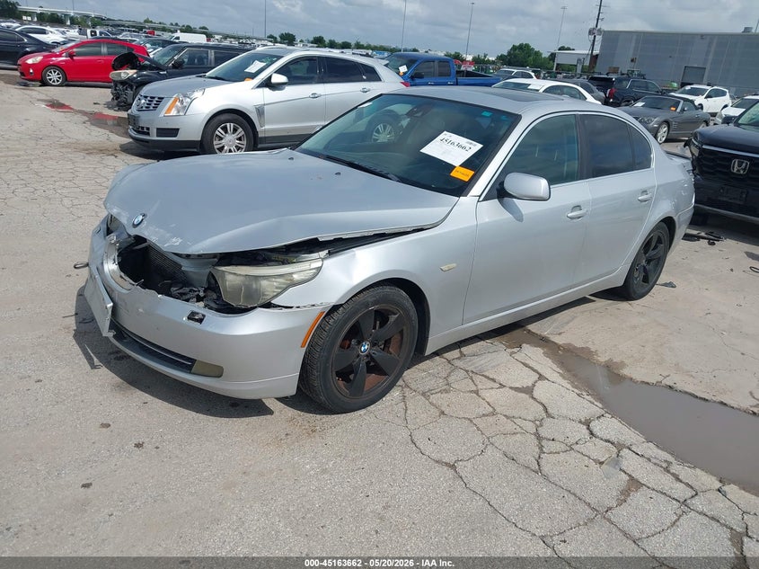 2008 BMW 5 series VIN WBANU53518CT08655 IAAI salvage auction — FRONT END, Salvage (Texas), sold $500 on 2026-07-16 (photo 2)