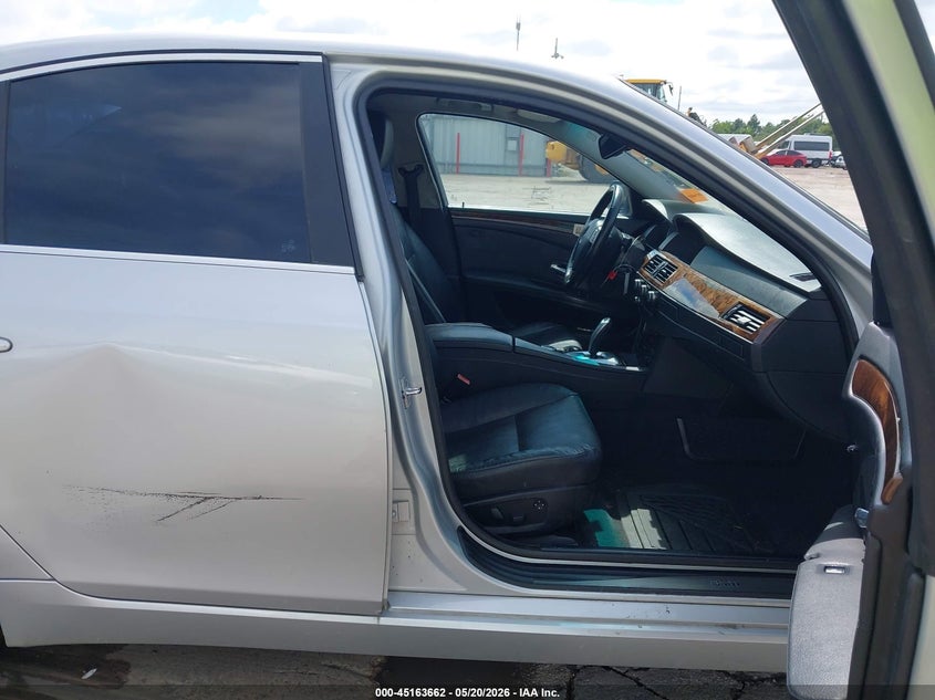 2008 BMW 5 series VIN WBANU53518CT08655 IAAI salvage auction — FRONT END, Salvage (Texas), sold $500 on 2026-07-16 (photo 5)