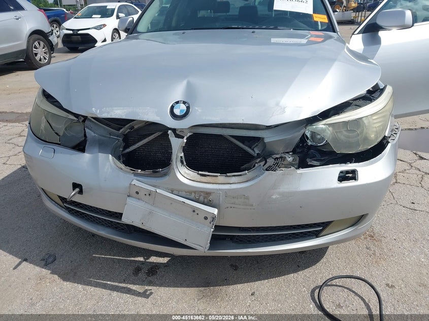 2008 BMW 5 series VIN WBANU53518CT08655 IAAI salvage auction — FRONT END, Salvage (Texas), sold $500 on 2026-07-16 (photo 6)