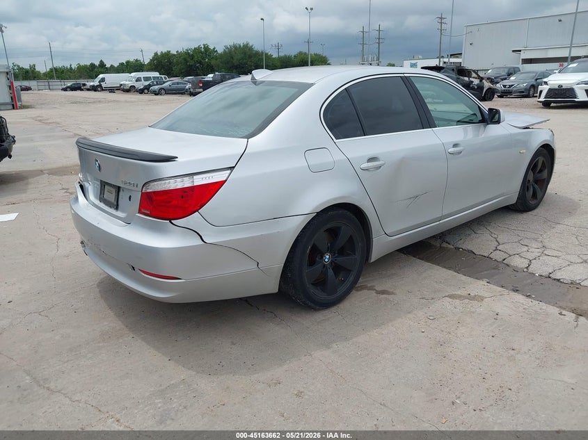 2008 BMW 5 series VIN WBANU53518CT08655 IAAI salvage auction — FRONT END, Salvage (Texas), sold $500 on 2026-07-16 (photo 4)