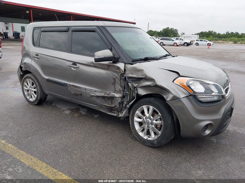 2012 Kia Soul VIN KNDJT2A63C7400625 IAAI salvage auction — SIDE, Original (Texas), sold $350 on 2026-07-23 (photo 1)