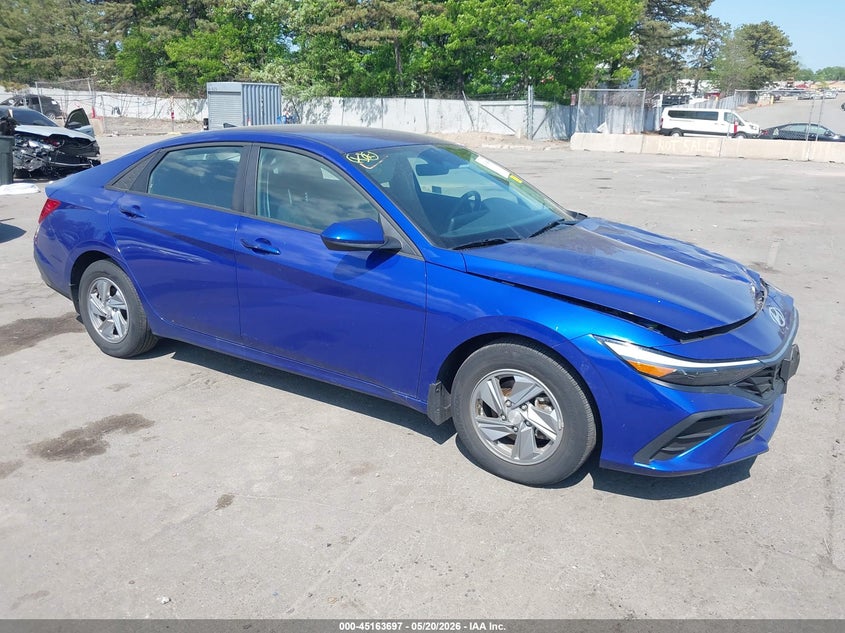2024 Hyundai Elantra VIN KMHLL4DG3RU781701 IAAI salvage auction — FRONT END, Mv-907A (New York), sold $5,400 on 2026-07-14 (photo 1)