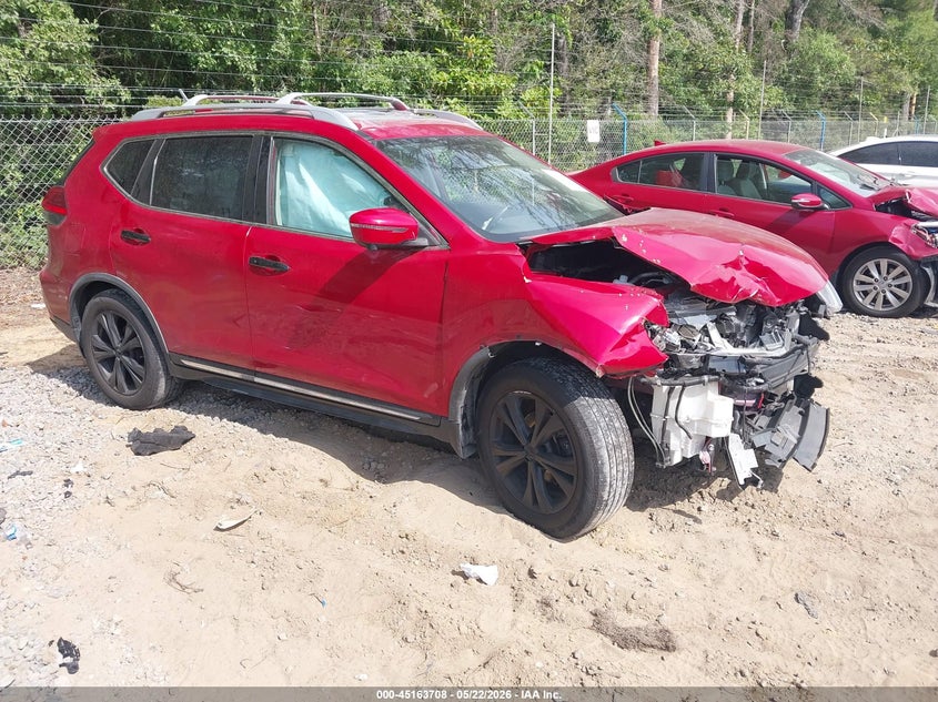 2017 Nissan Rogue VIN JN8AT2MT3HW407108 IAAI salvage auction — FRONT END, Salvage (South Carolina), sold $900 on 2026-07-21 (photo 1)
