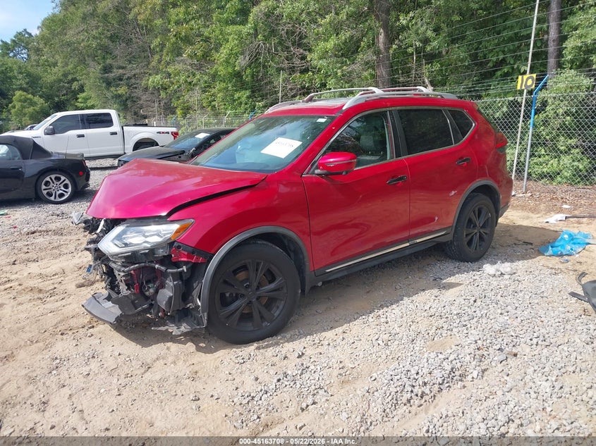 2017 Nissan Rogue VIN JN8AT2MT3HW407108 IAAI salvage auction — FRONT END, Salvage (South Carolina), sold $900 on 2026-07-21 (photo 2)