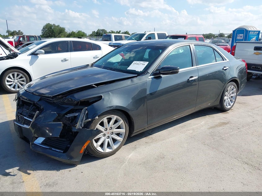 2014 Cadillac Cts VIN 1G6AR5SX1E0121261 IAAI salvage auction — LEFT FRONT, Salvage (Texas), sold $2,225 on 2026-07-09 (photo 2)