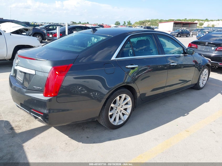 2014 Cadillac Cts VIN 1G6AR5SX1E0121261 IAAI salvage auction — LEFT FRONT, Salvage (Texas), sold $2,225 on 2026-07-09 (photo 4)