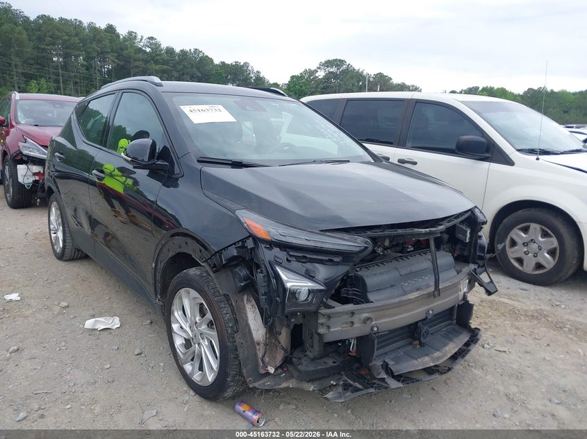 2023 Chevrolet Bolt euv VIN 1G1FY6S00P4149619 IAAI salvage auction — FRONT END, Certificate Of Destruction (Florida), sold $4,550 on 2026-07-07 (photo 1)