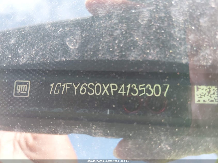 2023 Chevrolet Bolt euv VIN 1G1FY6S0XP4135307 IAAI salvage auction — RIGHT REAR, Non-Repairable (Texas), sold $3,350 on 2026-07-06 (photo 9)