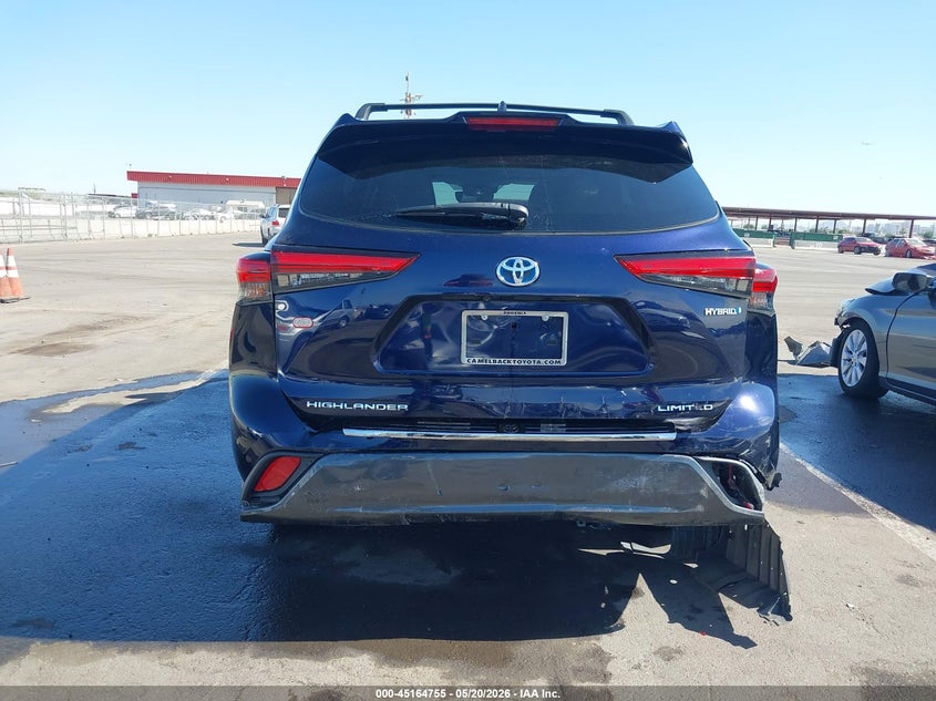 2021 Toyota Highlander VIN 5TDYARAH2MS508529 IAAI salvage auction — REAR END, Salvage (Arizona), sold $14,800 on 2026-07-28 (photo 6)