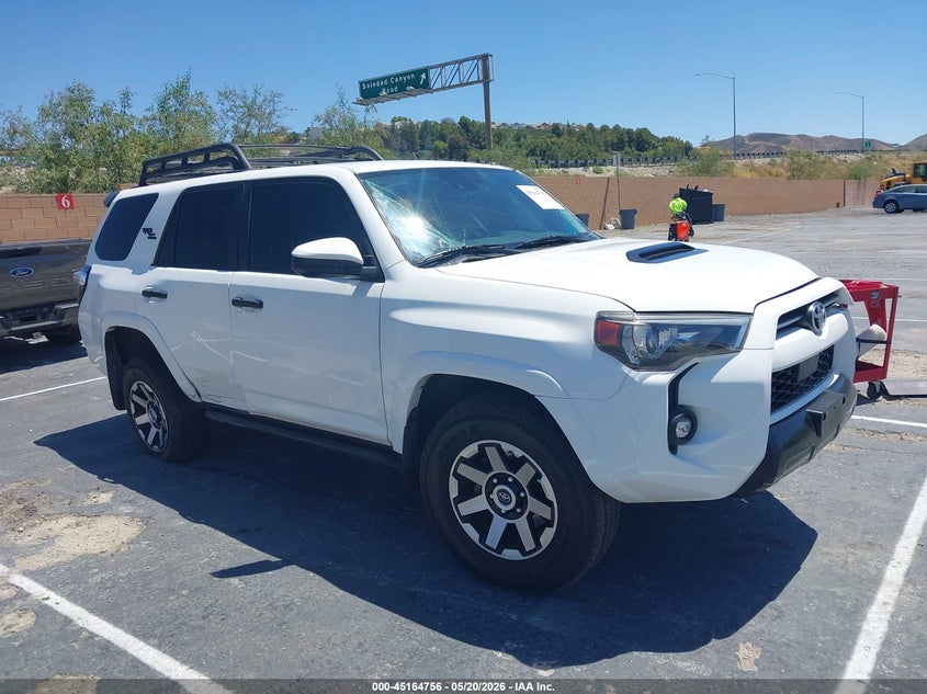 2021 Toyota 4runner VIN JTEPU5JR7M5849253 IAAI salvage auction — ROLLOVER, Salvage (California), sold $12,500 on 2026-07-20 (photo 1)