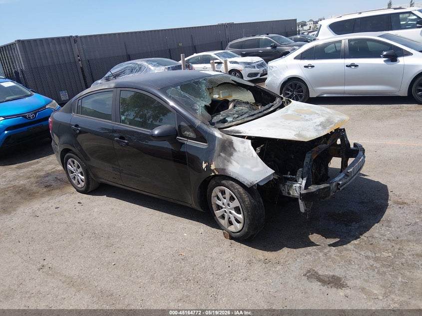 2017 Kia Rio VIN KNADM4A34H6020361 IAAI salvage auction — FRONT END, Non-Repairable (California), sold $225 on 2026-07-06 (photo 1)