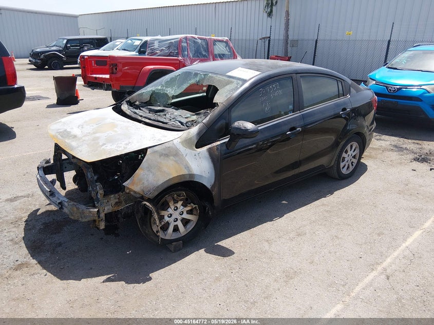 2017 Kia Rio VIN KNADM4A34H6020361 IAAI salvage auction — FRONT END, Non-Repairable (California), sold $225 on 2026-07-06 (photo 2)