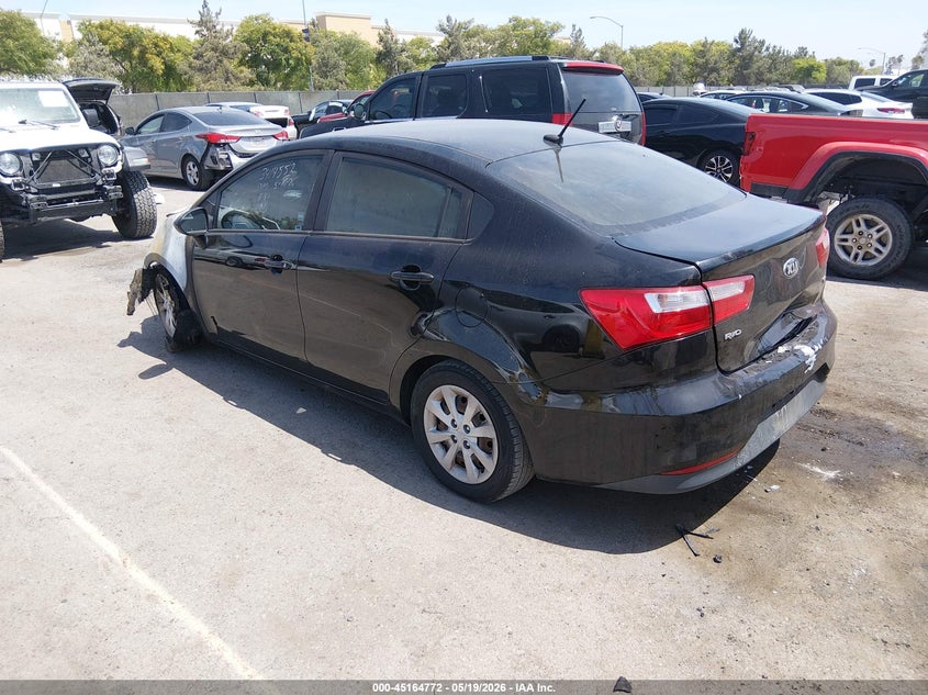 2017 Kia Rio VIN KNADM4A34H6020361 IAAI salvage auction — FRONT END, Non-Repairable (California), sold $225 on 2026-07-06 (photo 3)