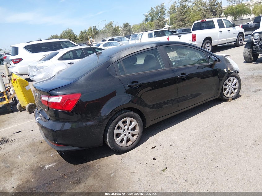 2017 Kia Rio VIN KNADM4A34H6020361 IAAI salvage auction — FRONT END, Non-Repairable (California), sold $225 on 2026-07-06 (photo 4)