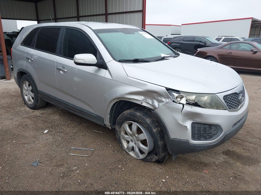 2011 Kia Sorento VIN 5XYKT3A16BG135537 IAAI salvage auction — RIGHT FRONT, Original (Texas), sold $1,375 on 2026-07-14 (photo 1)
