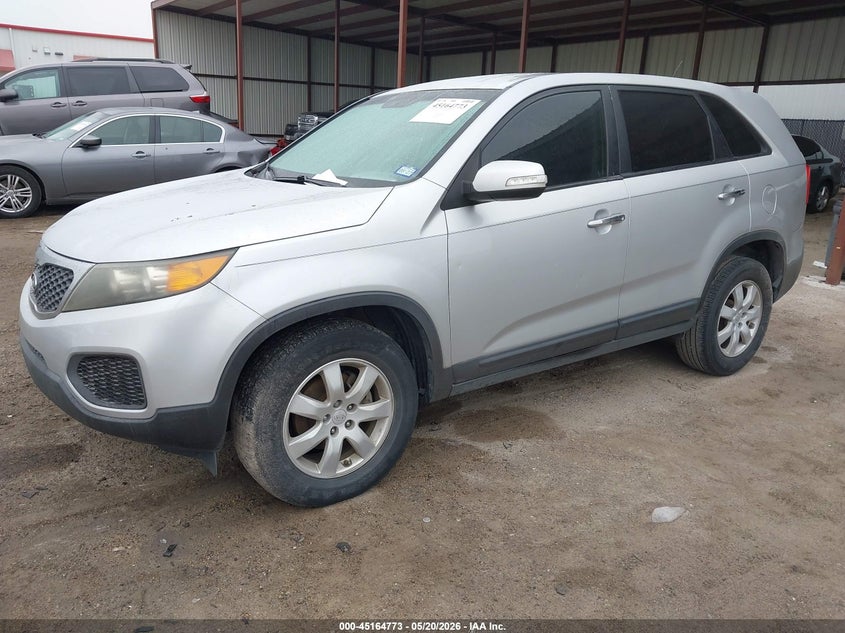 2011 Kia Sorento VIN 5XYKT3A16BG135537 IAAI salvage auction — RIGHT FRONT, Original (Texas), sold $1,375 on 2026-07-14 (photo 2)