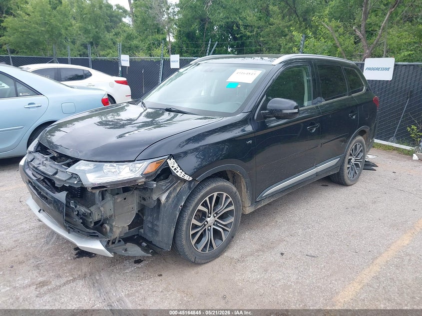 2016 Mitsubishi Outlander VIN JA4JZ4AX8GZ047127 IAAI salvage auction — LEFT FRONT, Salvage (Kansas), sold $1,250 on 2026-07-15 (photo 2)