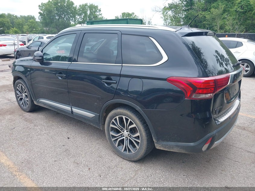 2016 Mitsubishi Outlander VIN JA4JZ4AX8GZ047127 IAAI salvage auction — LEFT FRONT, Salvage (Kansas), sold $1,250 on 2026-07-15 (photo 3)