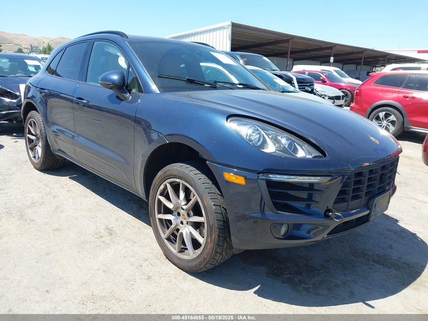 2018 Porsche Macan VIN WP1AA2A51JLB25577 IAAI salvage auction — LEFT FRONT, Salvage (California), sold $5,800 on 2026-07-18 (photo 1)