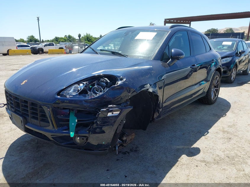 2018 Porsche Macan VIN WP1AA2A51JLB25577 IAAI salvage auction — LEFT FRONT, Salvage (California), sold $5,800 on 2026-07-18 (photo 2)