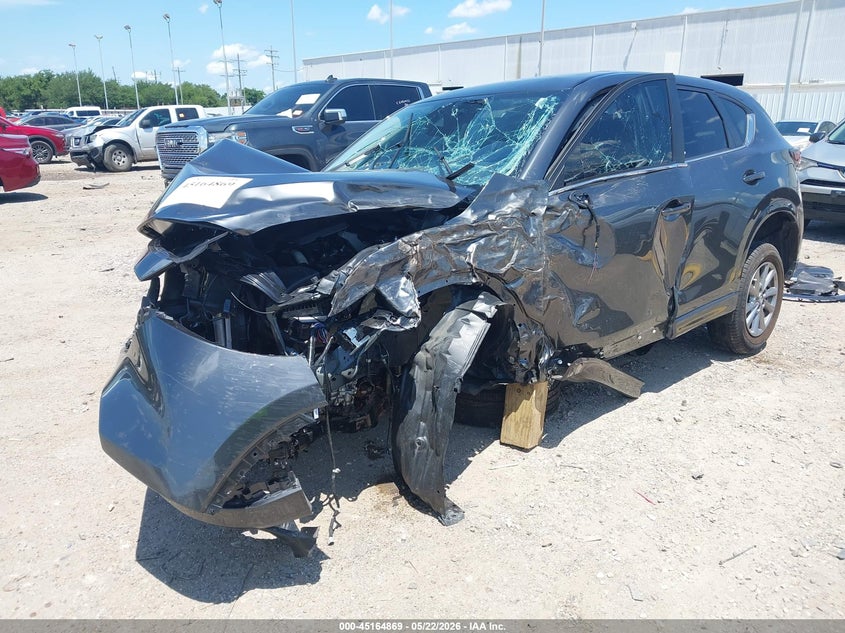 2025 Mazda Cx-5 VIN JM3KFBCM9S0761489 IAAI salvage auction — FRONT END, Salvage (Texas), sold $1,250 on 2026-07-30 (photo 2)