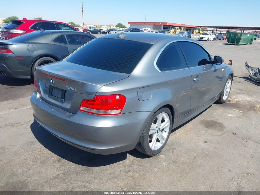 2013 BMW 1er VIN WBAUP9C57DVS94902 IAAI salvage auction — LEFT FRONT, Salvage (Arizona), sold $825 on 2026-07-28 (photo 4)