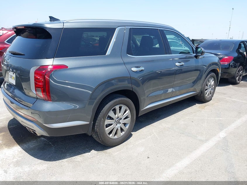 2025 Hyundai Palisade VIN KM8R24GE4SU825850 IAAI salvage auction — LEFT SIDE, Salvage (California), sold $16,100 on 2026-07-09 (photo 4)