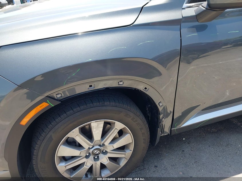 2025 Hyundai Palisade VIN KM8R24GE4SU825850 IAAI salvage auction — LEFT SIDE, Salvage (California), sold $16,100 on 2026-07-09 (photo 6)